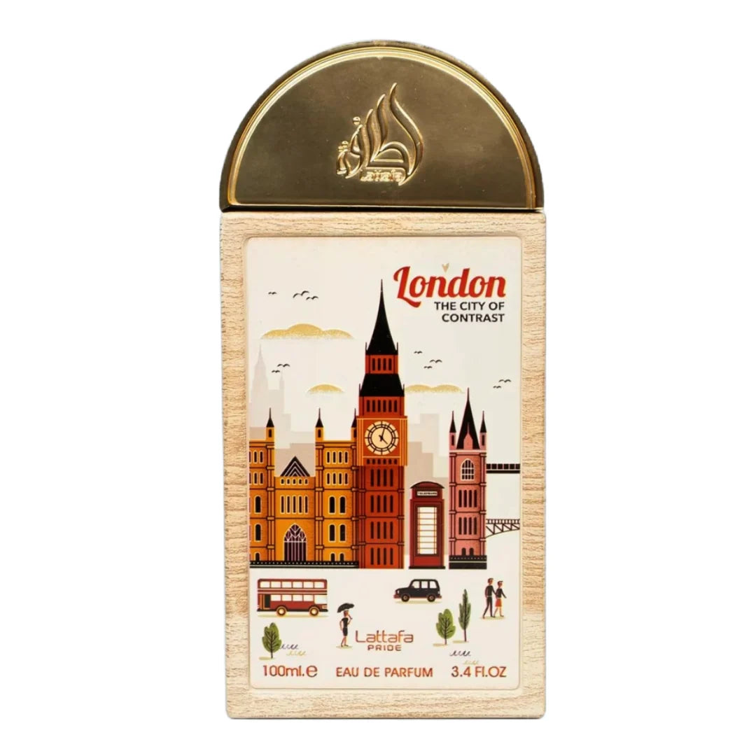 LATTAFA LONDON THE CITY OF CONTRAST – Cítricos, neroli y almizcle limpio