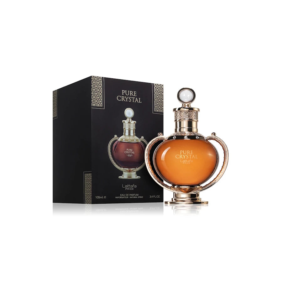 LATTAFA PRIDE PURE CRYSTAL – Cítricos, coñac y vainilla ambarada