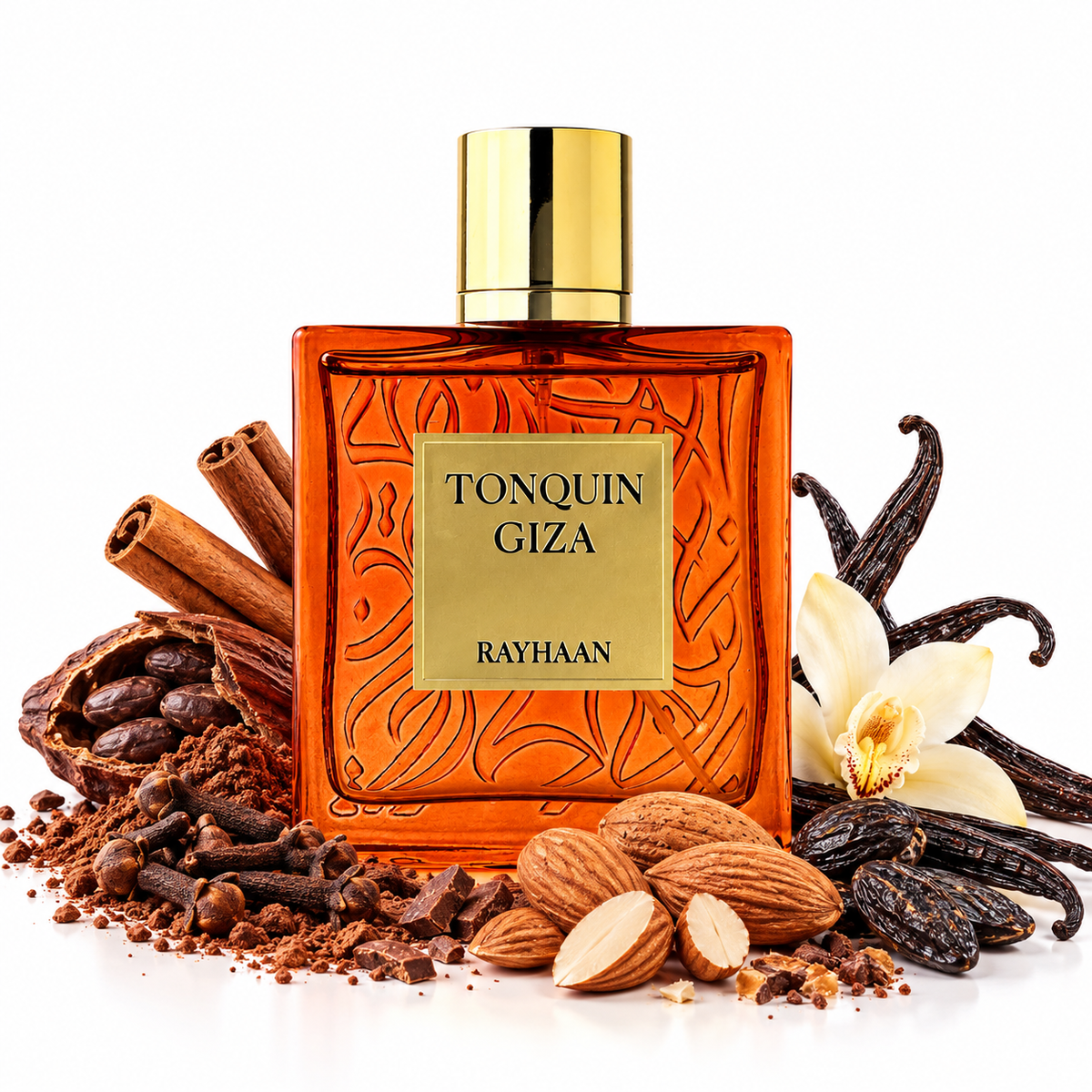 RAYHAAN TONQUIN GIZA – Almendra, cacao y vainilla cremosa