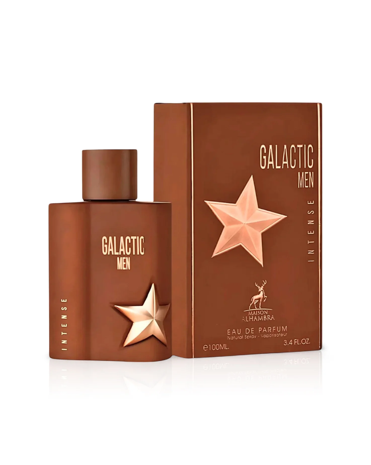 MAISON ALHAMBRA GALACTIC MEN INTENSE – Tabaco, miel y cacao